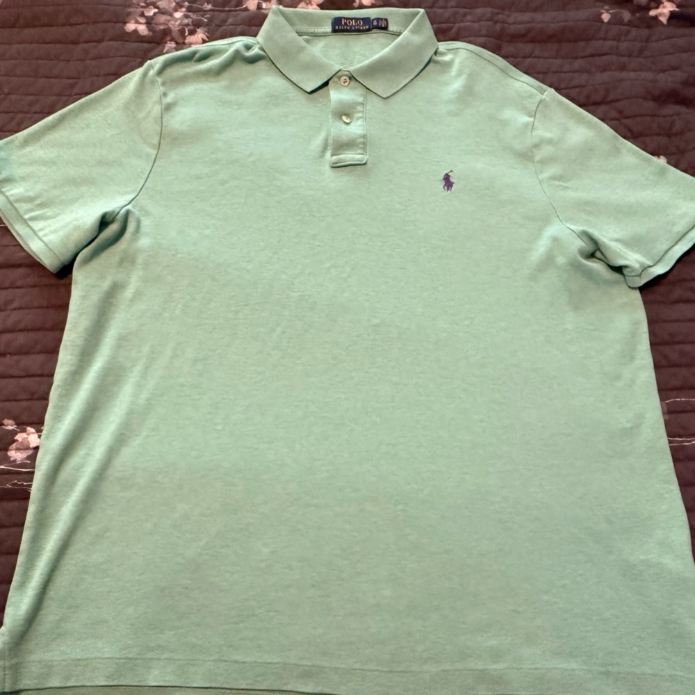 Ralph Lauren Aqua Polo Shirt